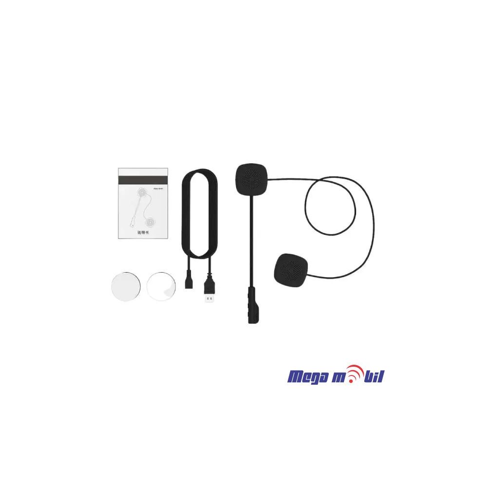 Slusalki Bluetooth so mikrofon za vo kaciga 