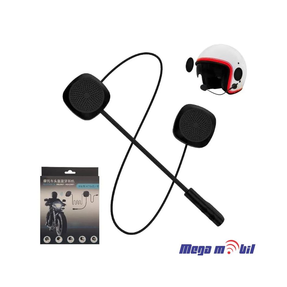 Slusalki Bluetooth so mikrofon za vo kaciga 
