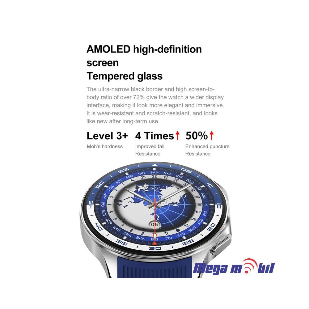 Smart Watch DT Watch X silver (kozno +silikonsko remce)