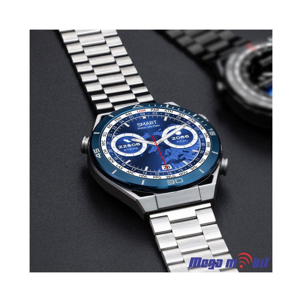 Smart Watch DT Ultramate blue (metalno +silikonsko remce)