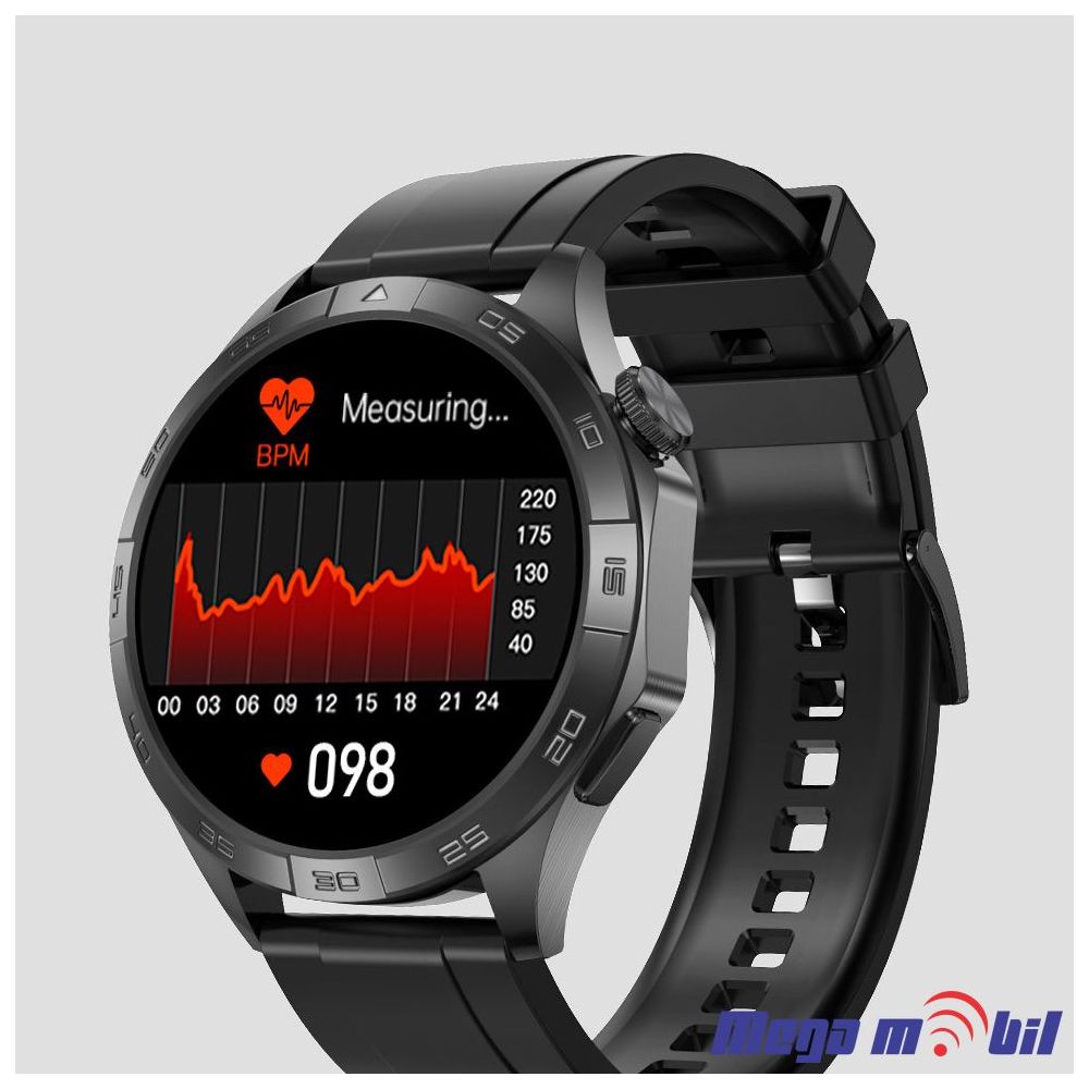 Smart Watch DT4 black (silikonsko remce)