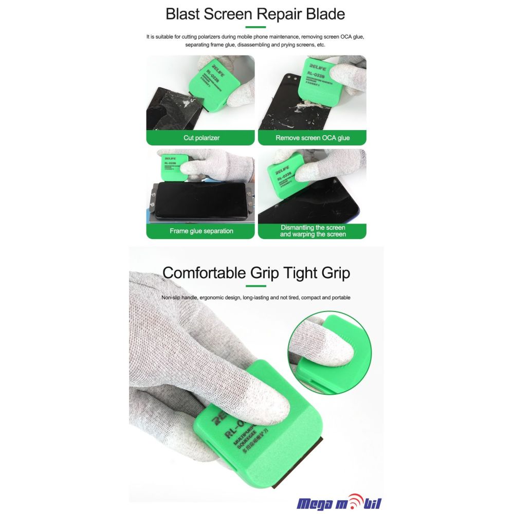 Noz (servisen) Zilet RL-023B