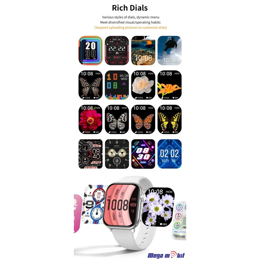 Smart Watch DTM2 gold