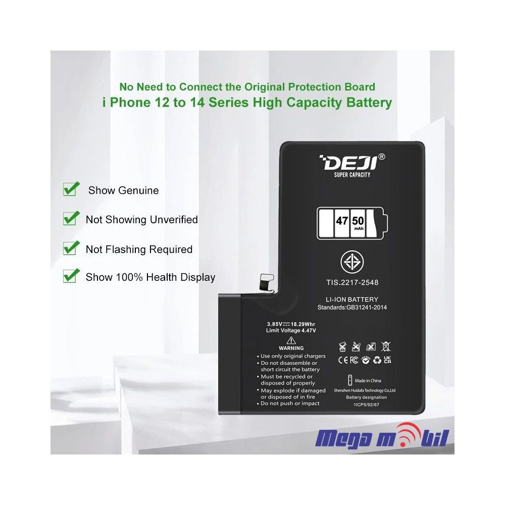 Baterija iPhone 14 Deji Genuine (3610mAh)