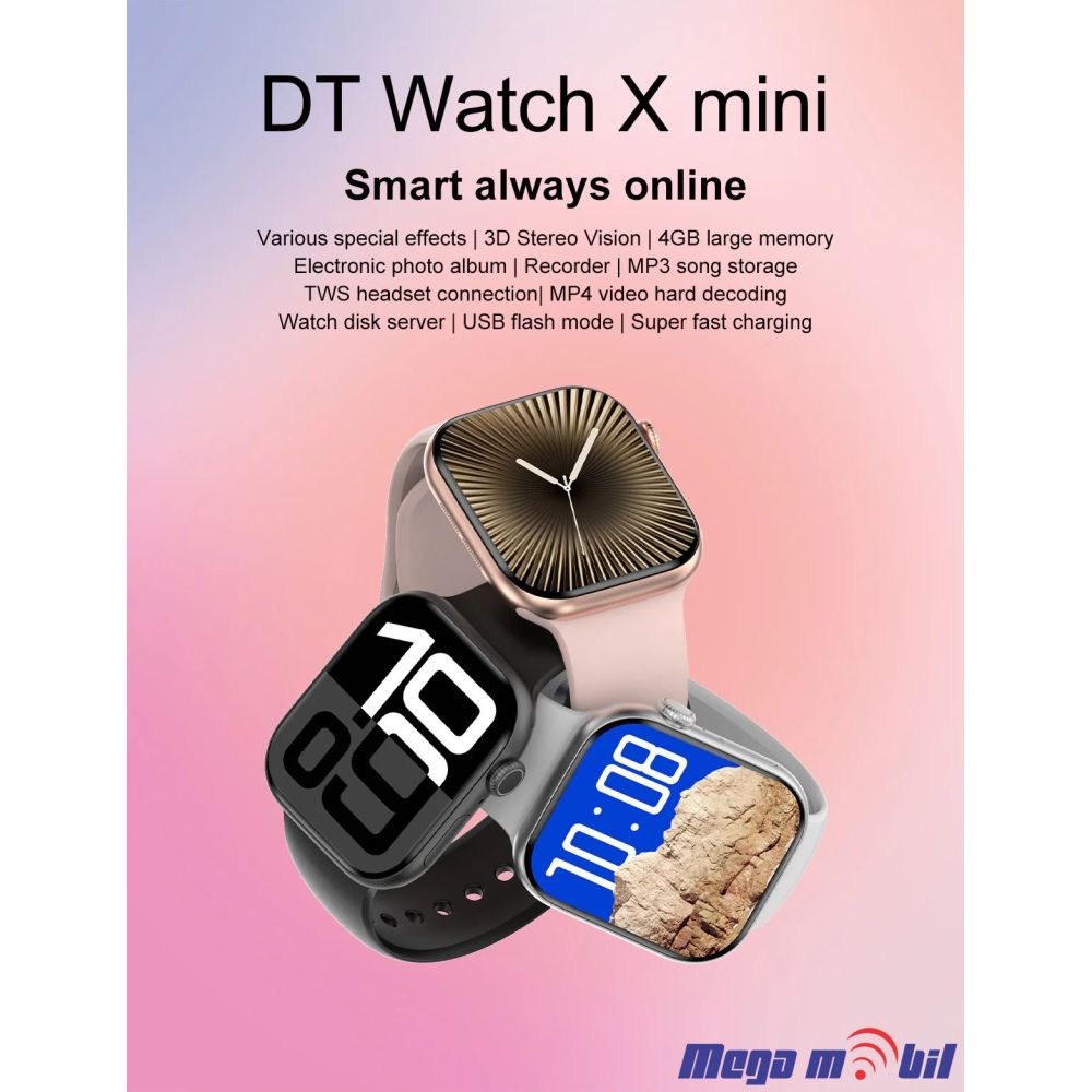 Smart Watch DT Watch X Mini 42mm silver