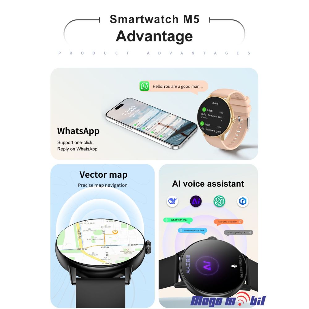 Smart Watch DTM 5 black