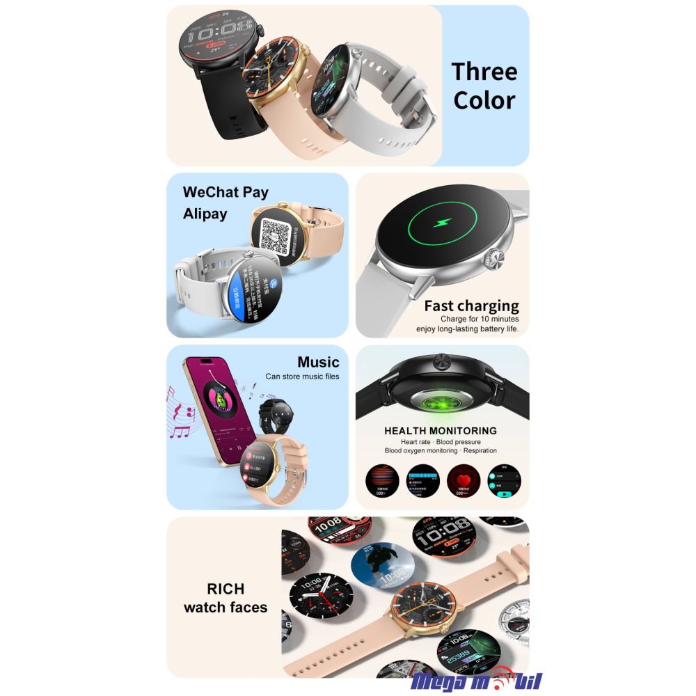 Smart Watch DTM 5 silver