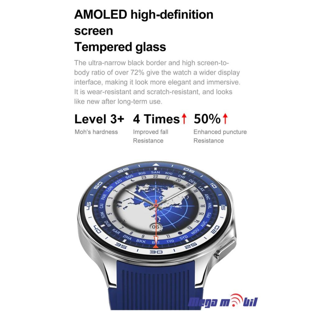 Smart Watch DT Watch X black (kozno +silikonsko remce)