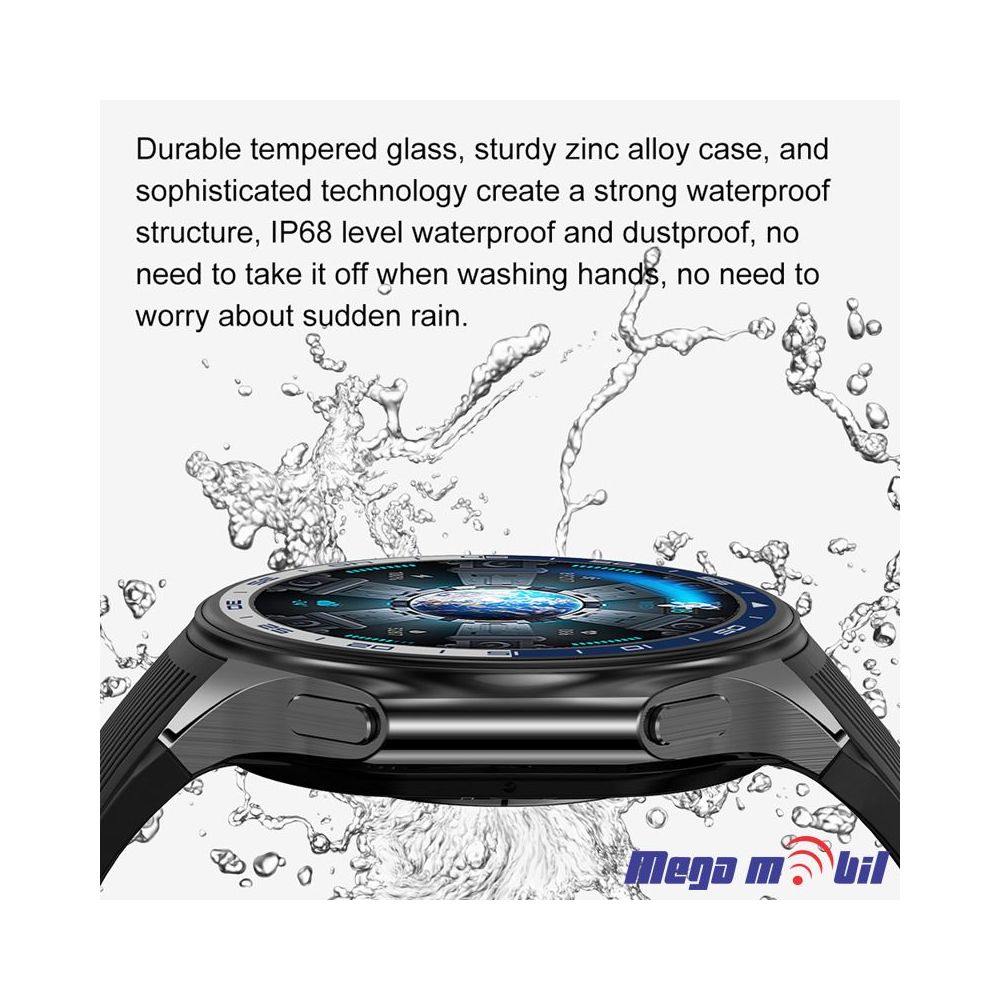 Smart Watch DT Watch X black (kozno +silikonsko remce)