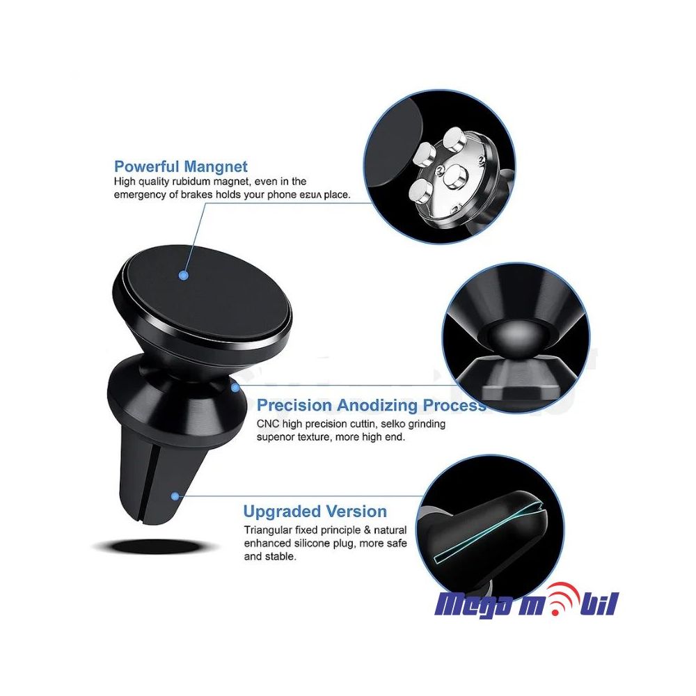Drzac za vo kola Magnetic FO-006 silver