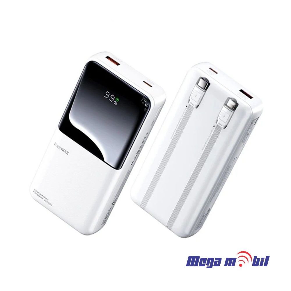 Baterija eksterna 10000mAh REMAX Cynlle RPP-679 FAST+PD +2 fast charging cables white