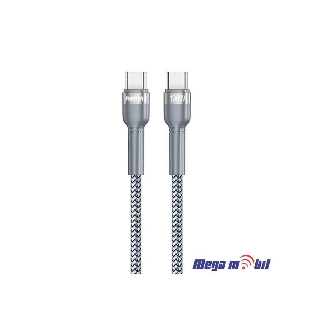 Data Kabel Type C PD REMAX Jany RC-172 100W Fast silver
