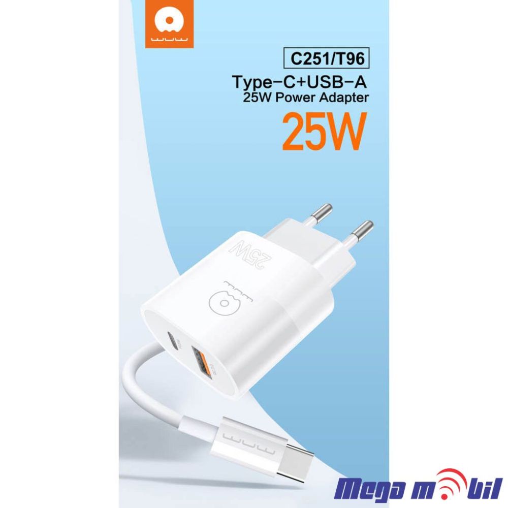 Polnac 220V Type C WUW-T96 PD 25W+QC 18W