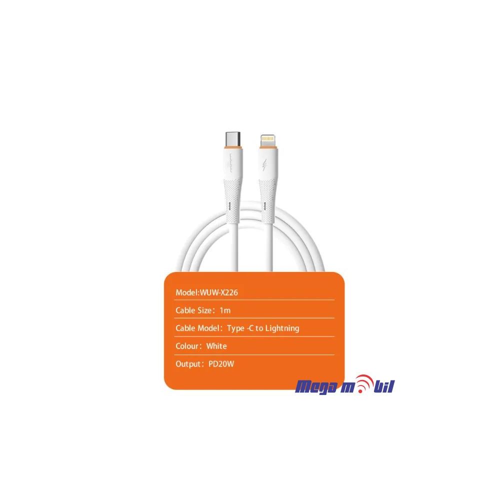 Data Kabel iPhone PD WUW-X226 20W 1m FAST white