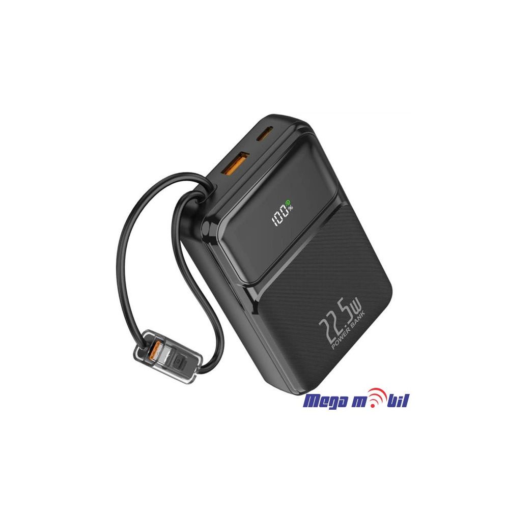 Baterija eksterna 30000mAh WUW-Y160 FAST+PD black