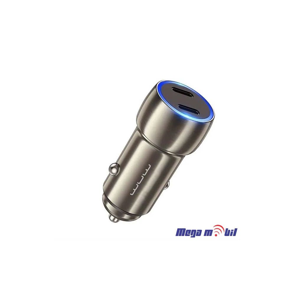 Polnac 12V/24V WUW-C190 PD 20W+PD 20W grey
