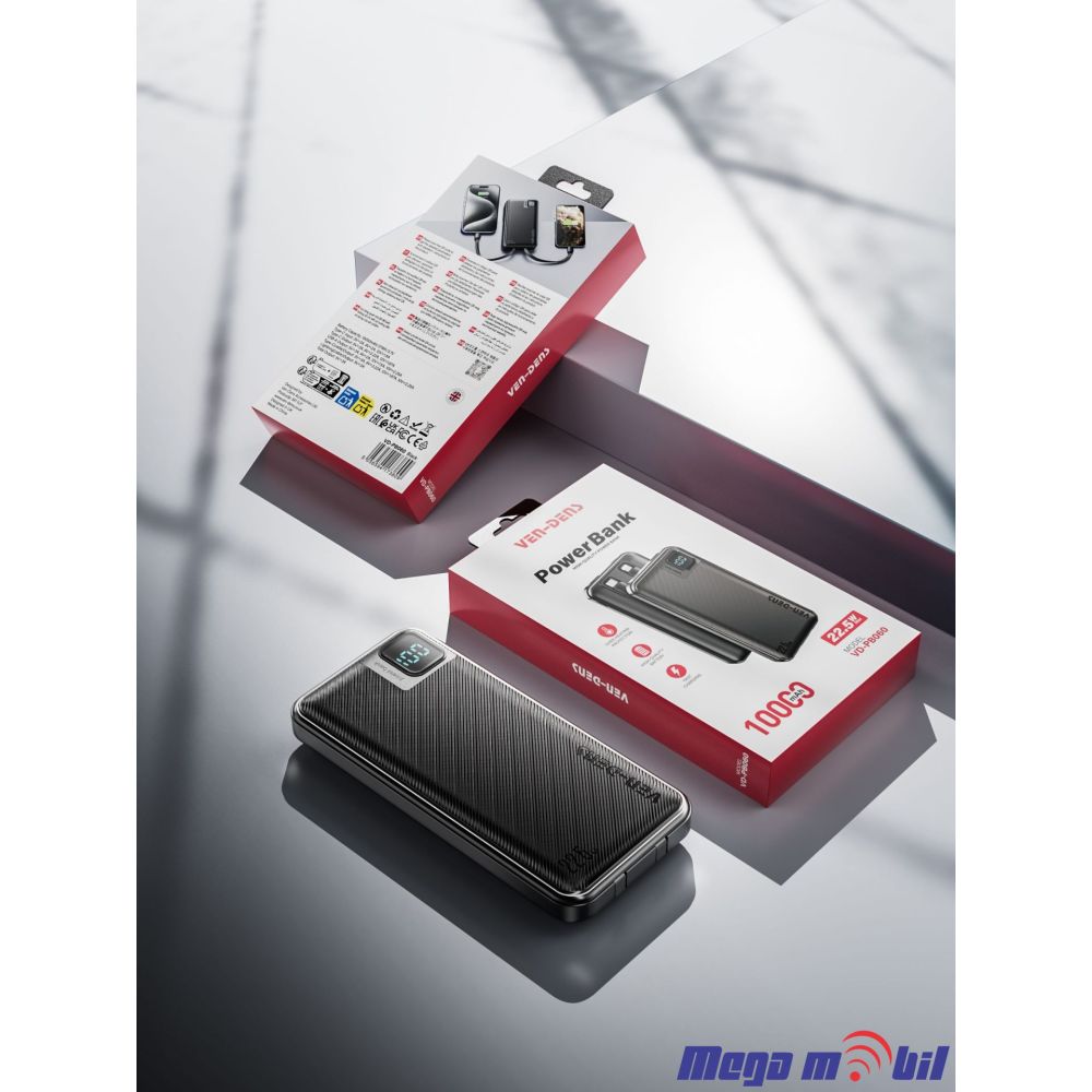 Baterija eksterna 10000mAh VD-PB060 black