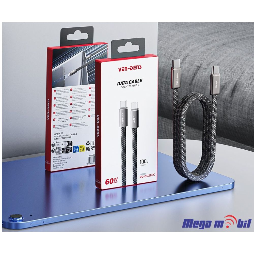 Data Kabel iPhone PD FAST VD-DC22CL 30W 1m black