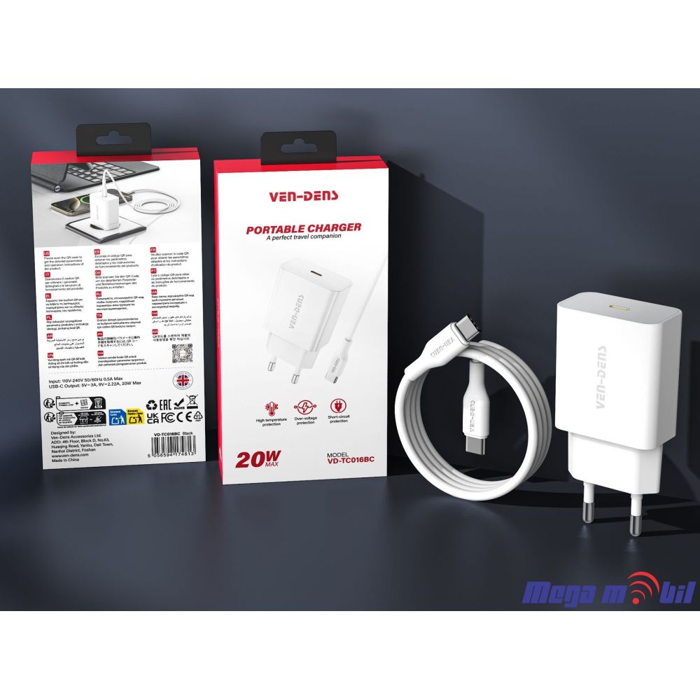 Polnac 220V VD-TC016BC PD 20W white