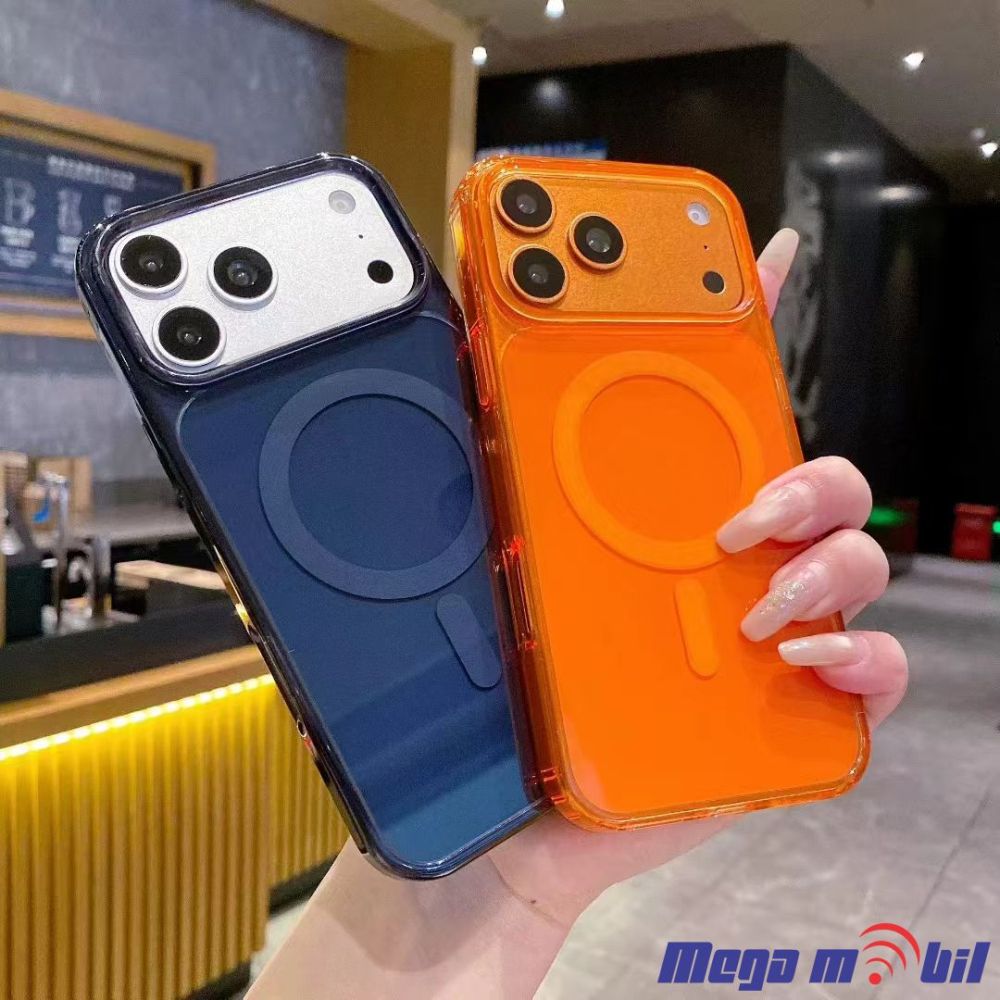 Futrola iPhone 17 Crystal magnetic blue