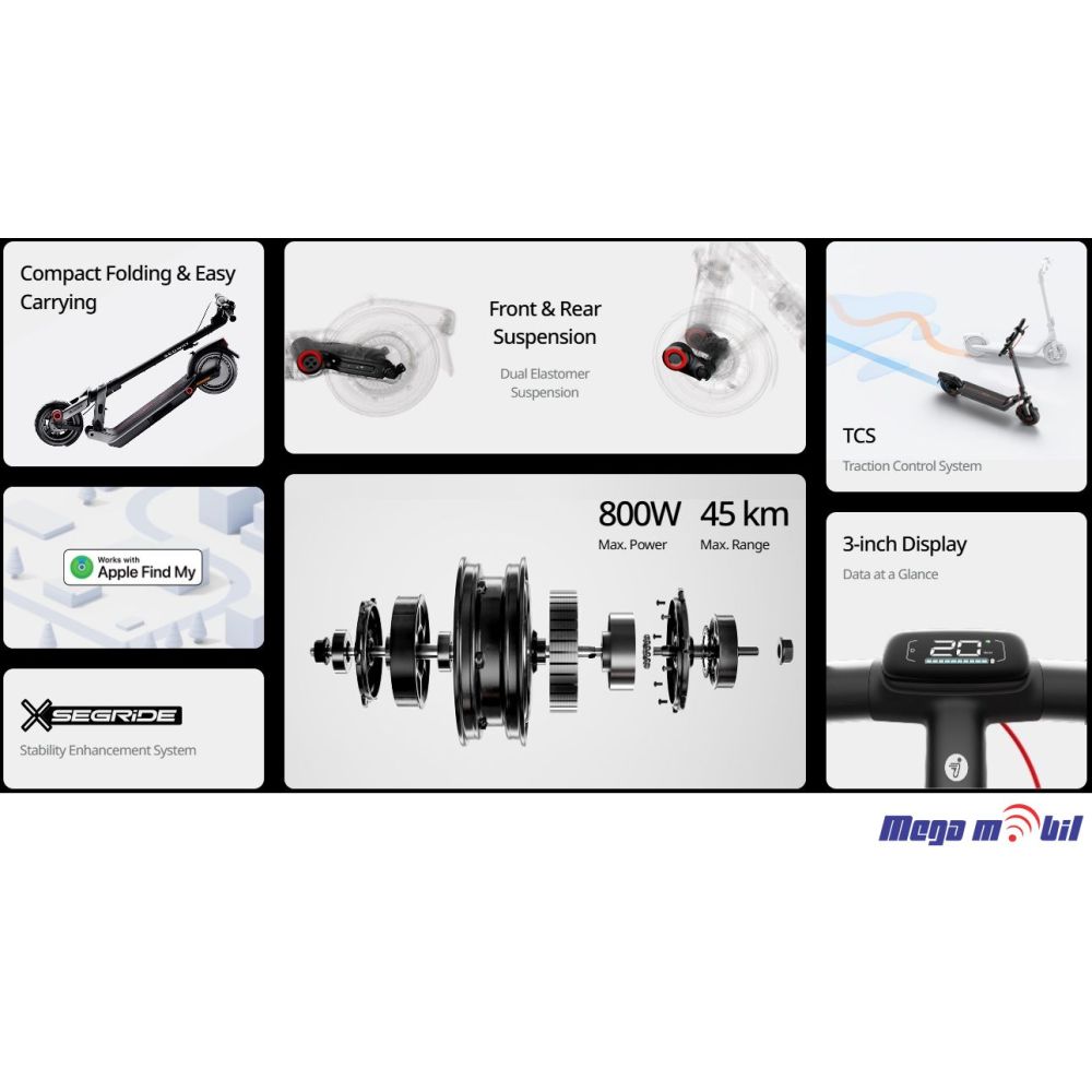 Elektricen trotinet Segway Ninebot E3 E