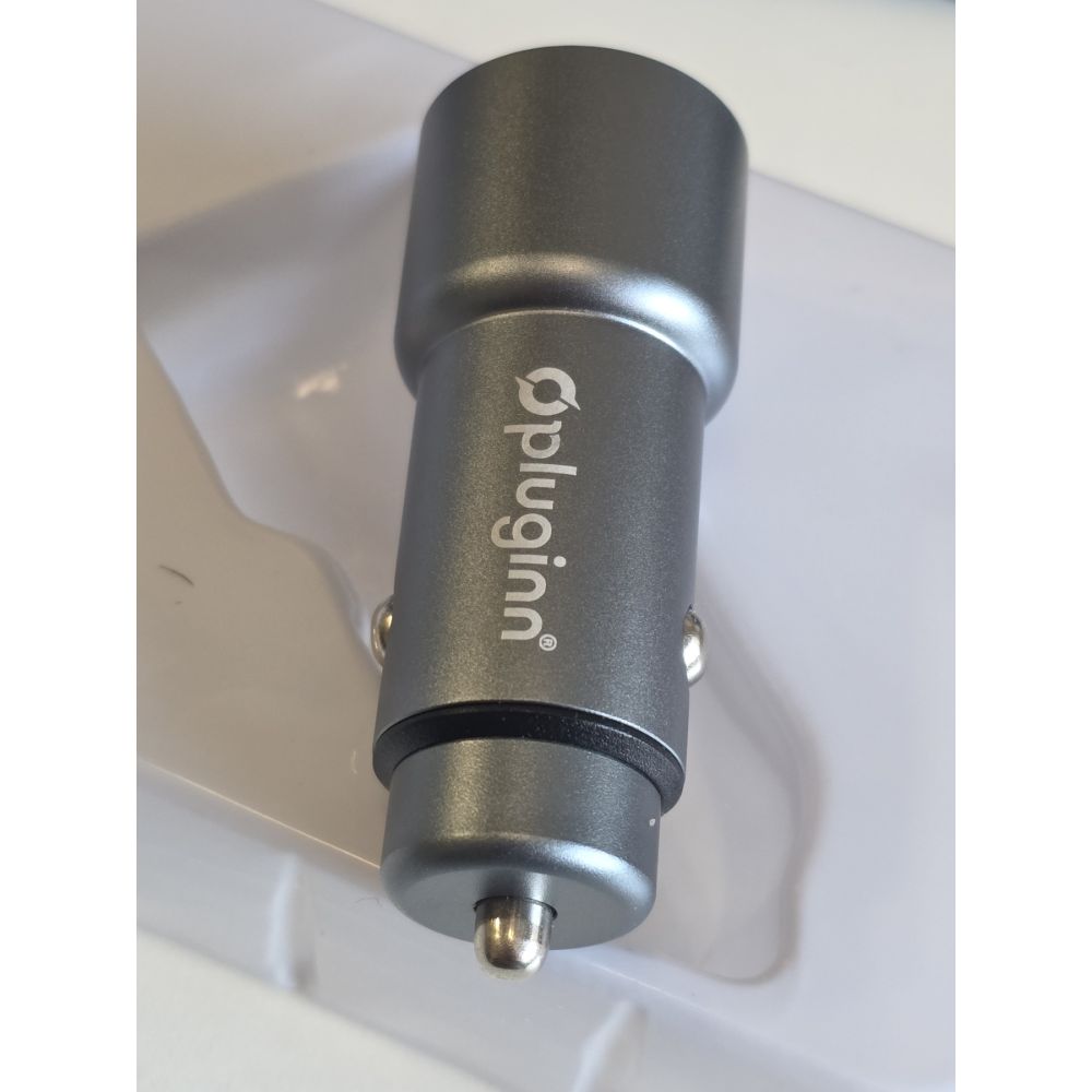 Polnac 12V/24V Type C PD Pluginn PI-40, PD 20W, QC 3.0 18W, grey