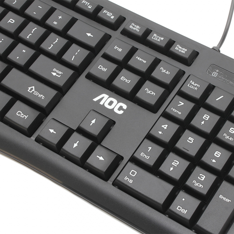 Tastatura za kompjuter AOC KM151 USB Combo black
