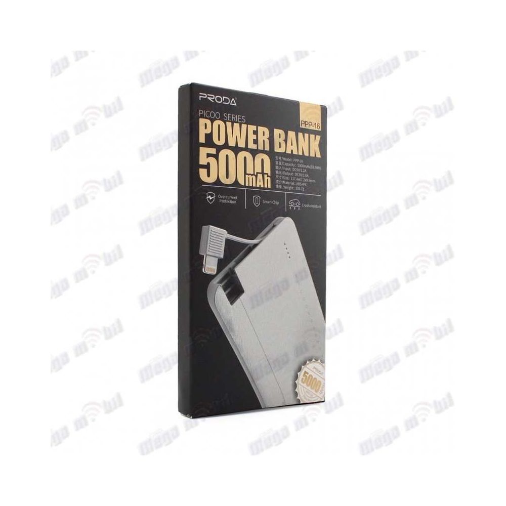 Baterija eksterna 5000mAh PRODA Picoo PPP-16 black