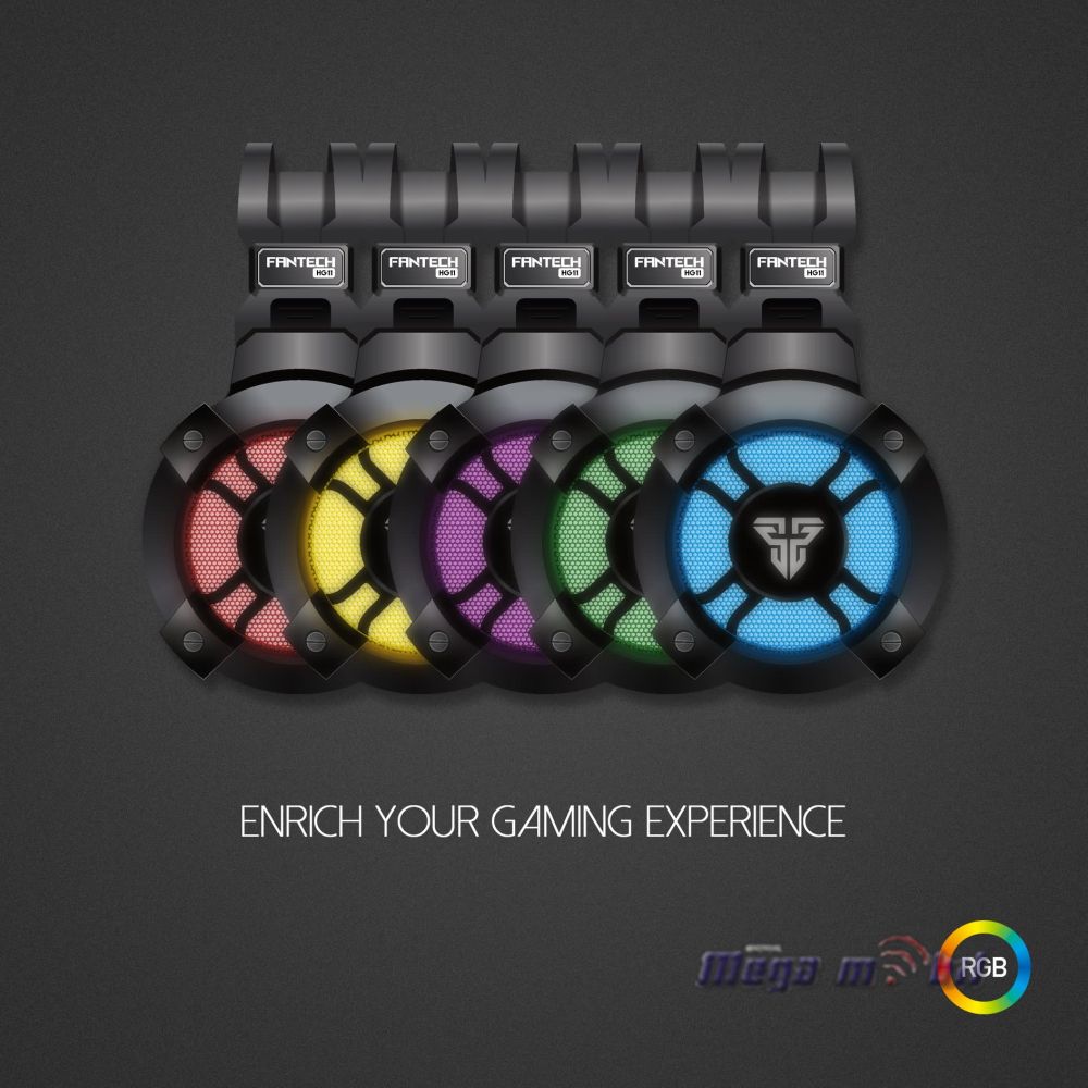 Slusalki Fantech Gaming HG11 black USB