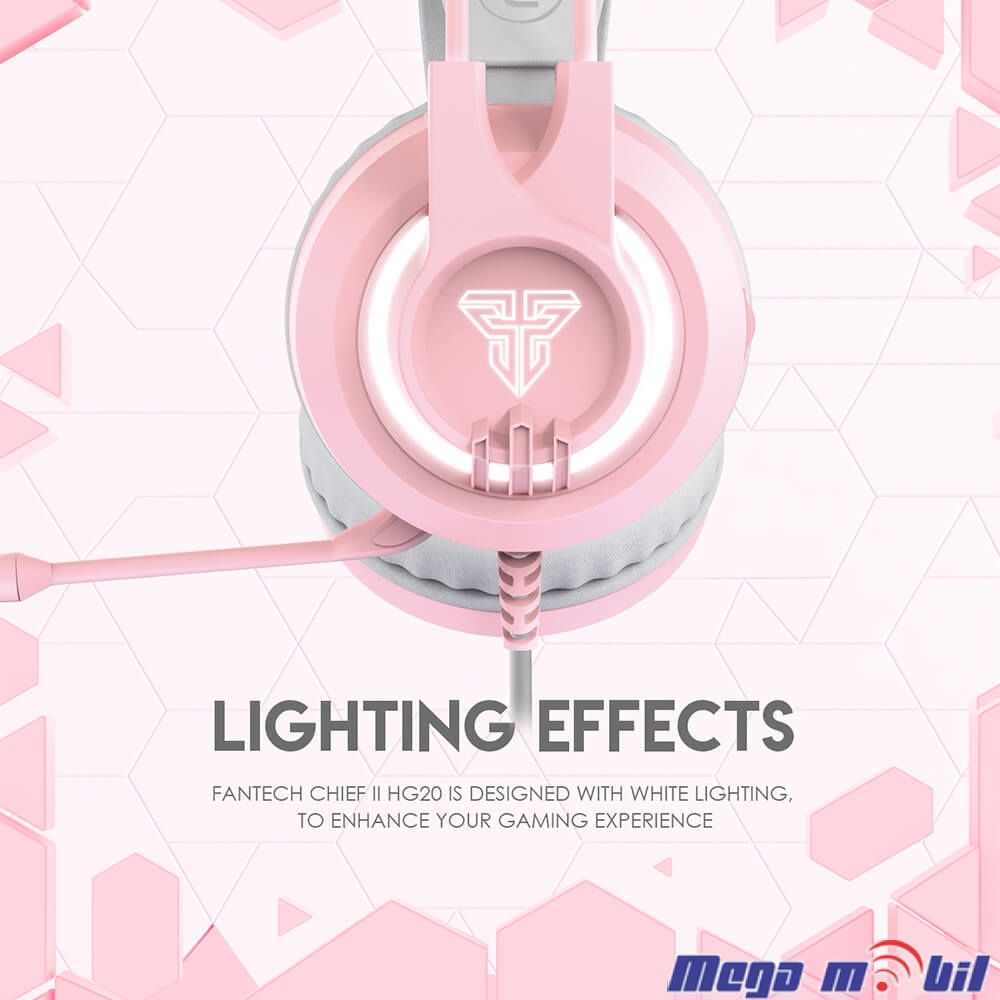 Slusalki Fantech Gaming HG20 CHIEF II Sakura Edition.