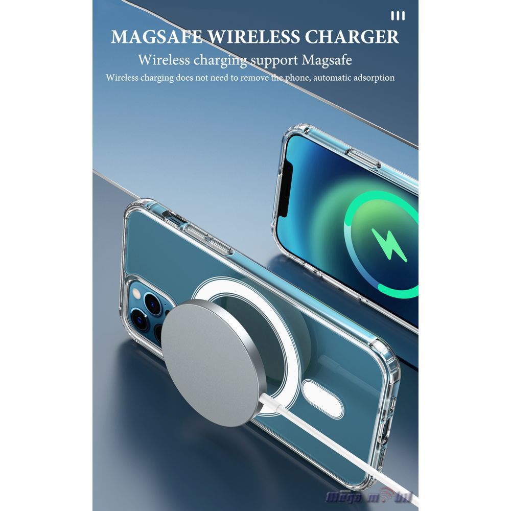 Futrola iPhone 12/ 12 Pro Magsafe transparent