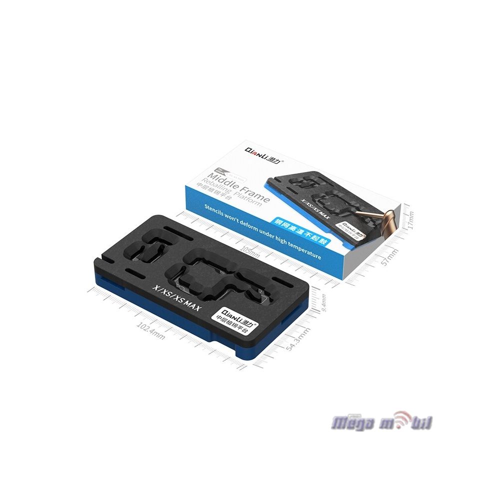 Resetka za BGA iPhone 11/ 11 Pro/ 11Pro Max 3 in 1 Qianli 3D Middle frame rebaling platform