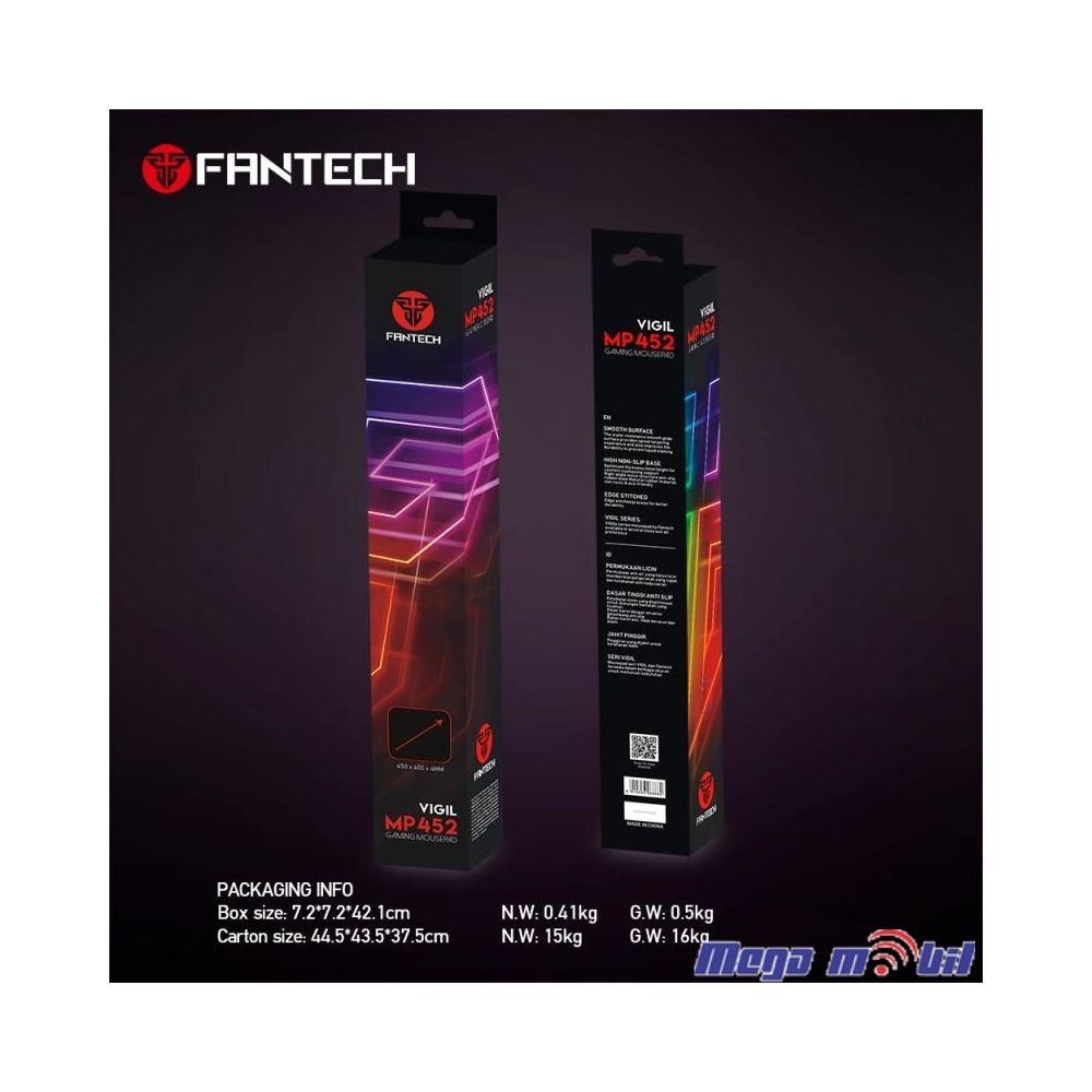 Podloga za gluvce Fantech MP452 Vigil black