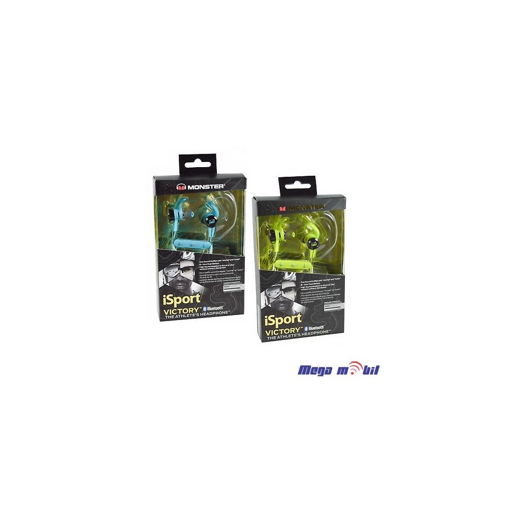 Slusalki Bluetooth MONSTER iSport victory green