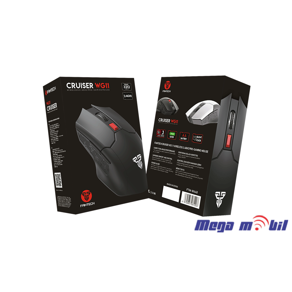 Gluvce Fantech Gaming Wireless WG11 Cruiser black.