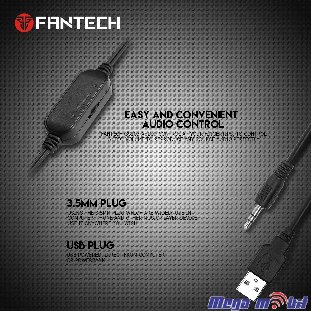 Zvucnici za kompjuter Fantech GS203 Beat white