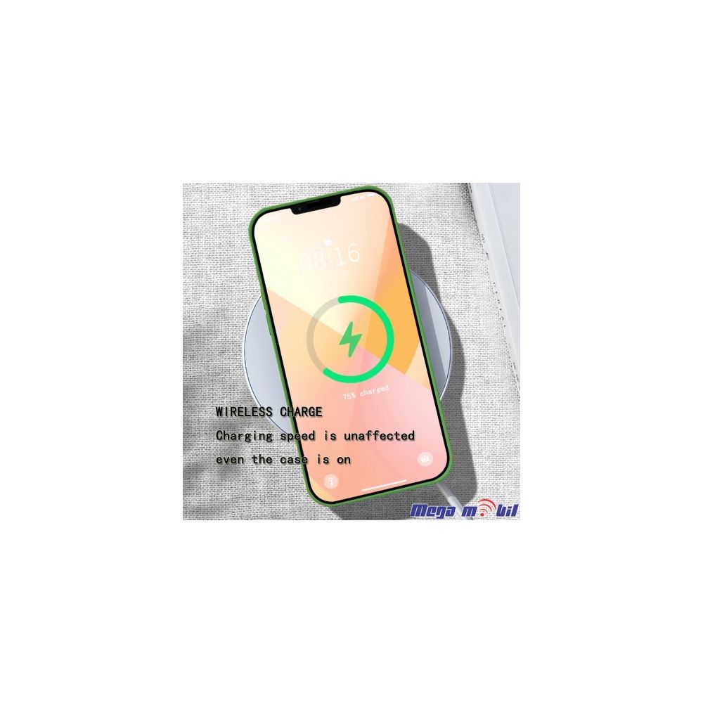 Futrola iPhone 13 Pro Max Silicon Color yellow.
