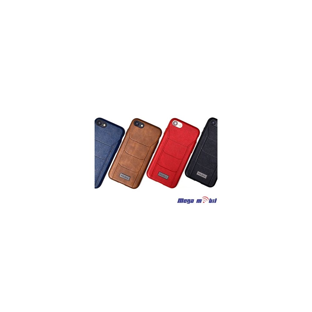 Futrola iPhone 8 plus Puloka leather  black tip 1