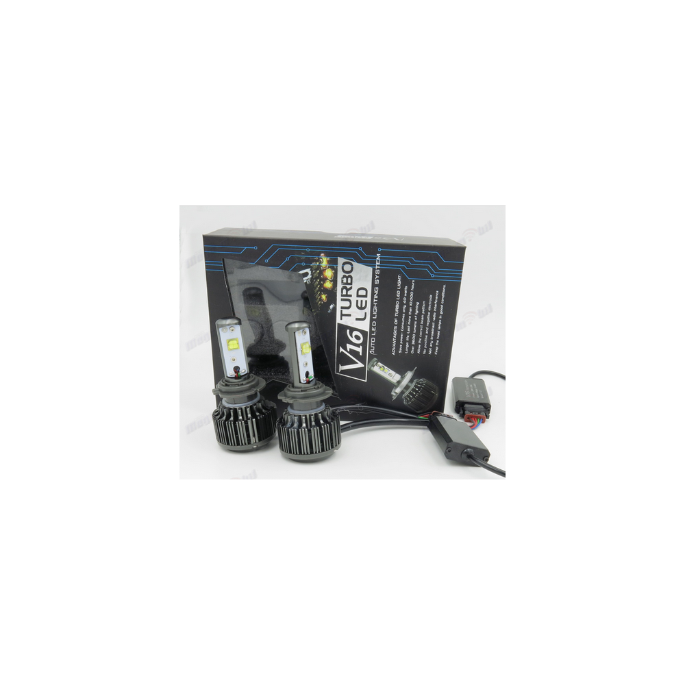 LED HEADLIGHT V16 9005 6000K.