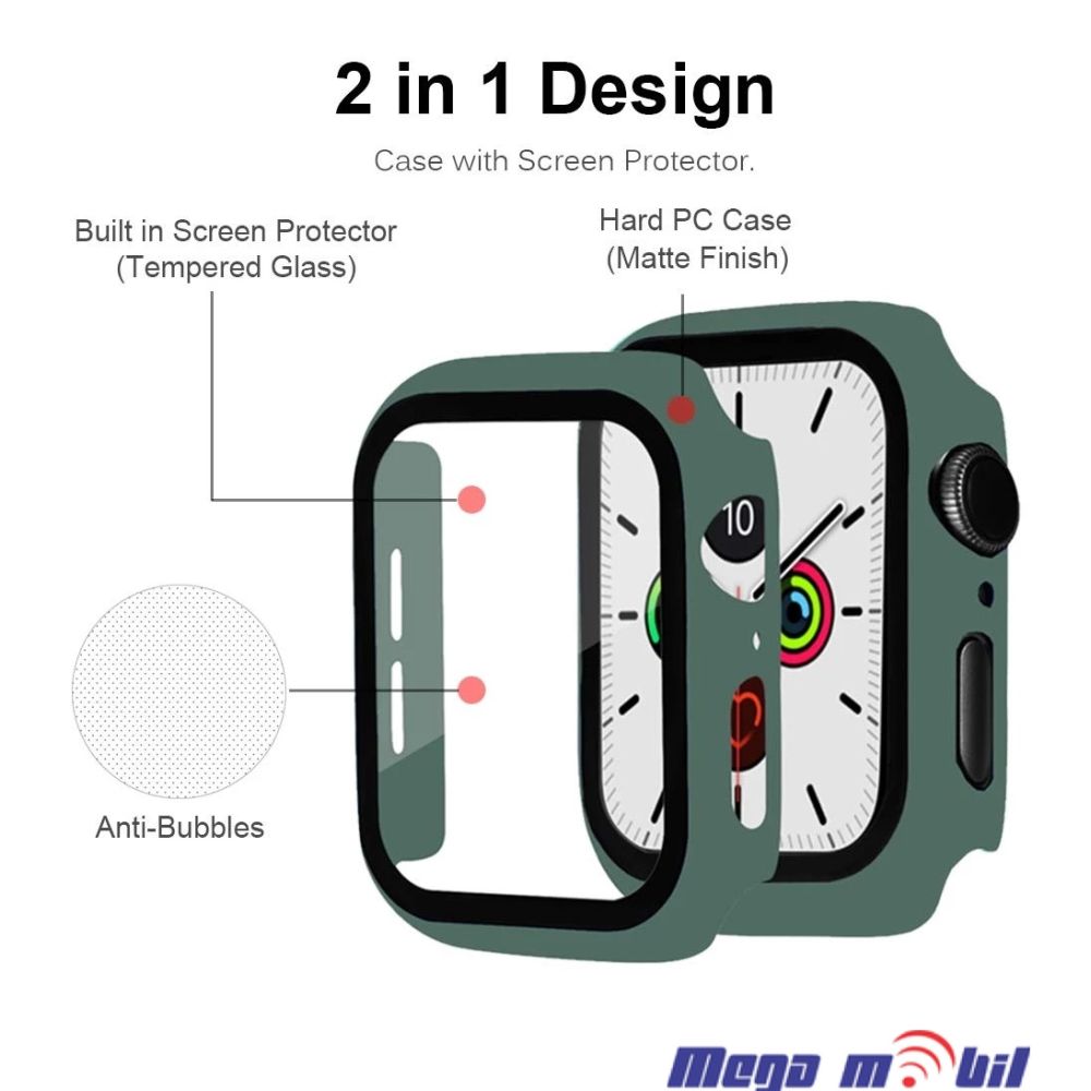 Remce za Smart Watch Apple so Full 360 Protection 40mm pink.