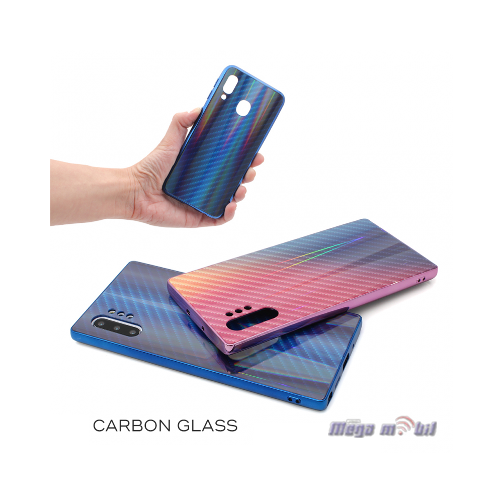 Futrola Xiaomi Redmi Note 8 Carbon glass blue