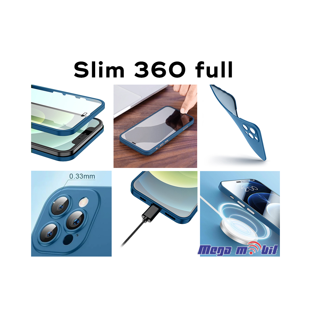 Futrola iPhone 13 Full Cover 360 blue.
