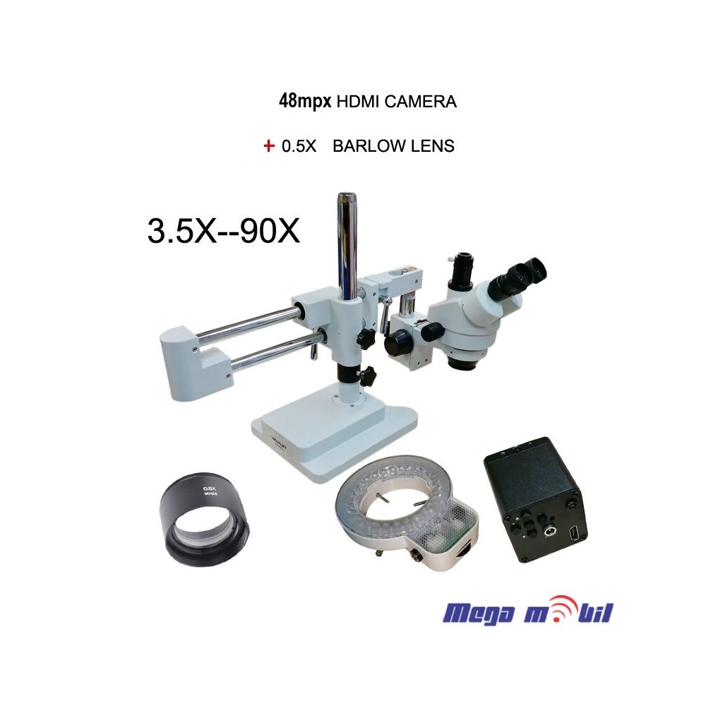 Mikroskop Professional AK31 so HDMI kamera 48 megapixel