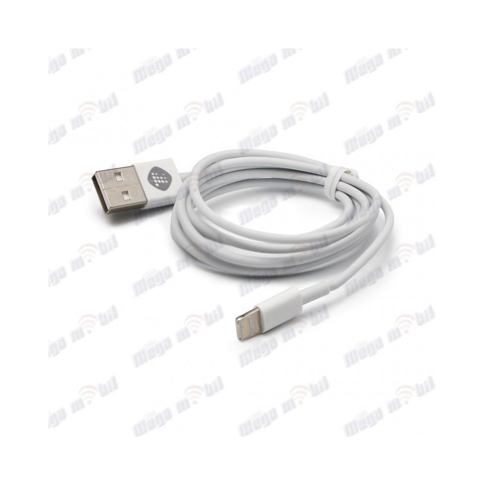 Data Kabel iPhone Teracell Plus 2.1A 1.2m FAST White