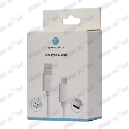 Data Kabel Type C Teracell Plus 2.1A 1.2m FAST Black