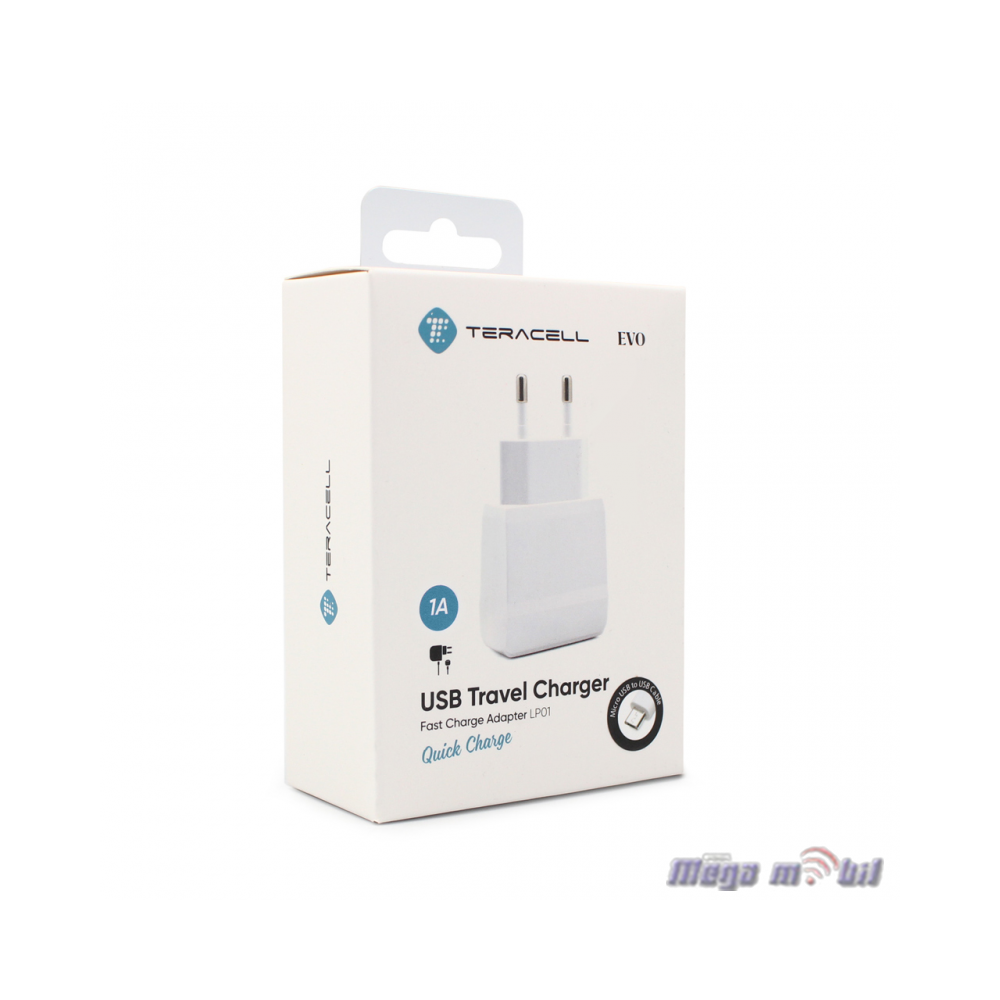 Polnac 220V Micro Teracell Evo LP01 1A 1USB