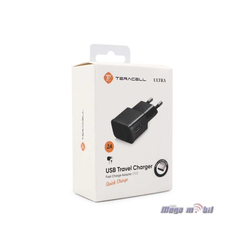 Polnac 220V Type C Teracell Ultra LP03 2A 1USB