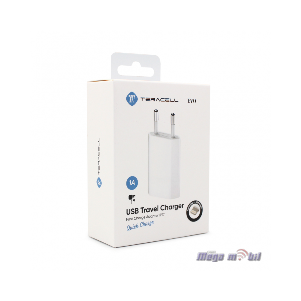 Polnac 220V iPhone Teracell Evo IPD1 1A 1USB