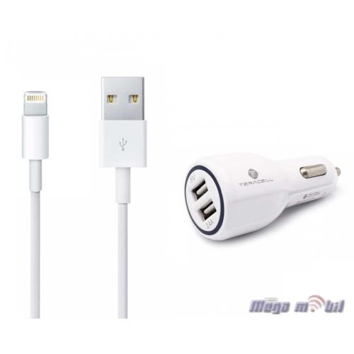 Polnac 12V/24V iPhone Teracell Ultra DC01 2.4A 2USB