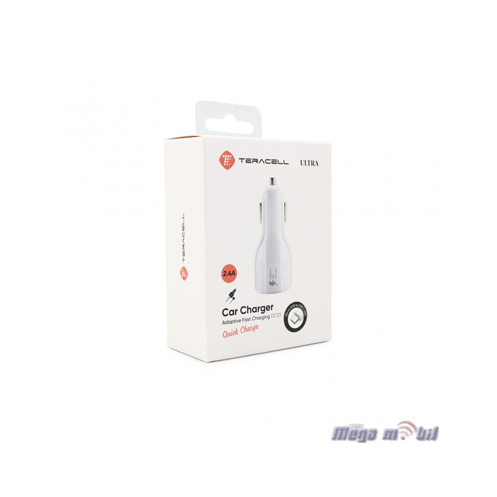 Polnac 12V/24V Type C Teracell Ultra DC01 2.4A 2USB